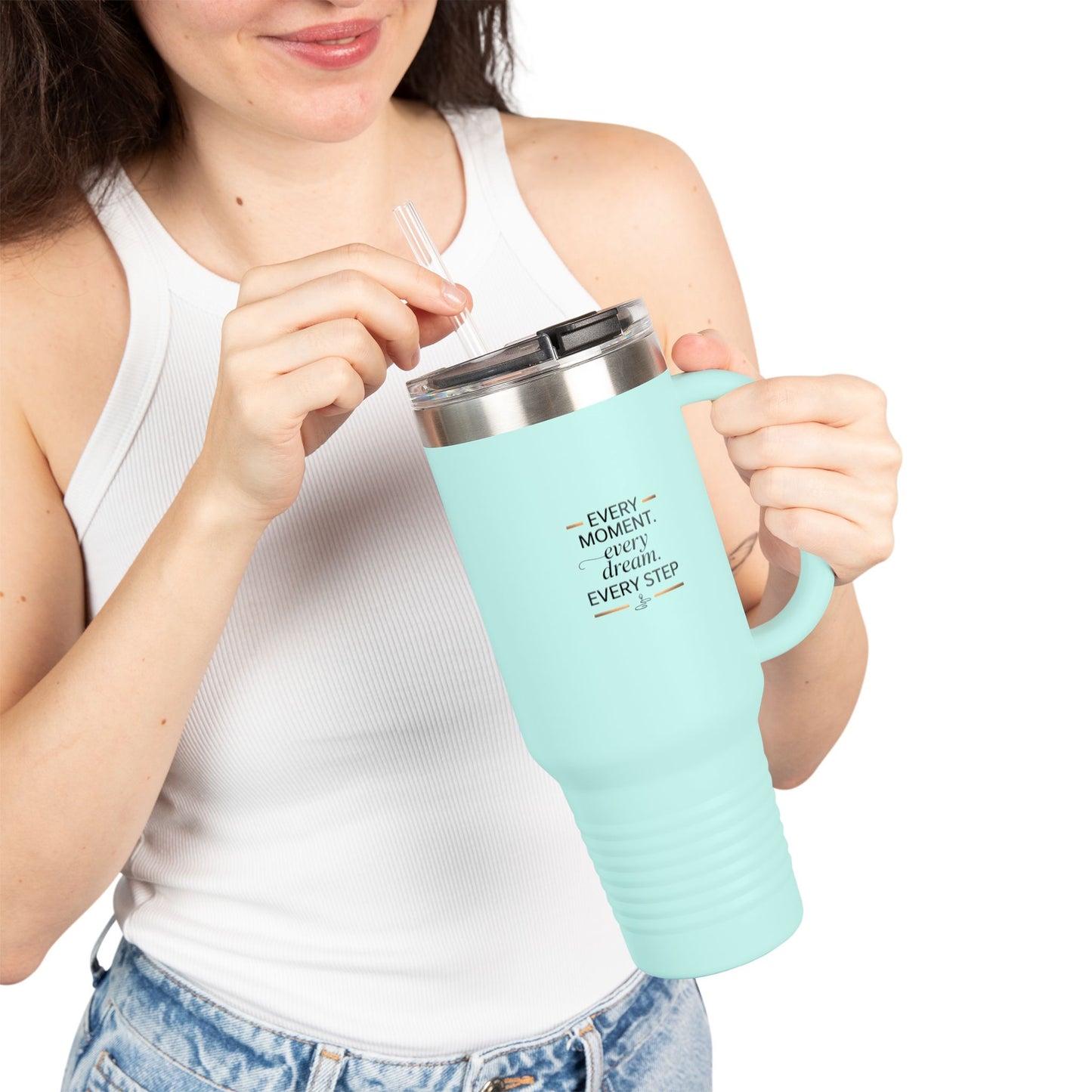 Coffee Lovers, SelfLove inspirational Travel Mug - 40oz Tumbler for Adventures,