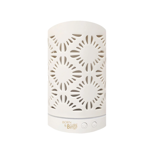 White ceramic essential oil diffuser