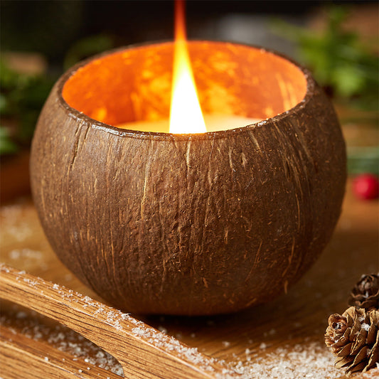 Coconut Shell Candle