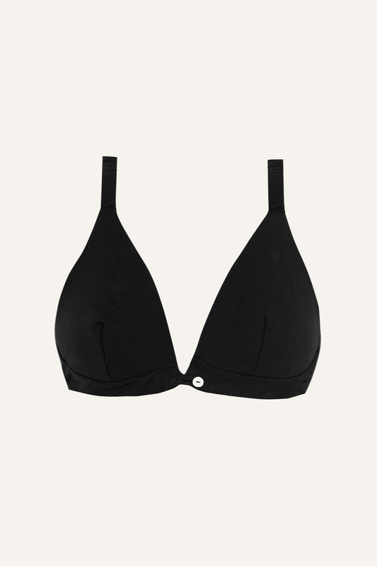 Seacell Front-Open Bra – Black