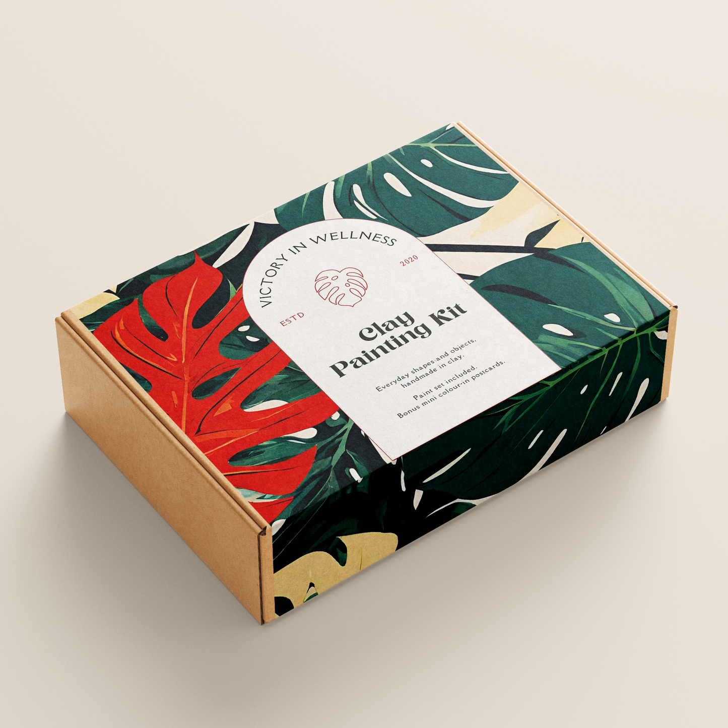Monstera Leaf Paint By Numbers Kit