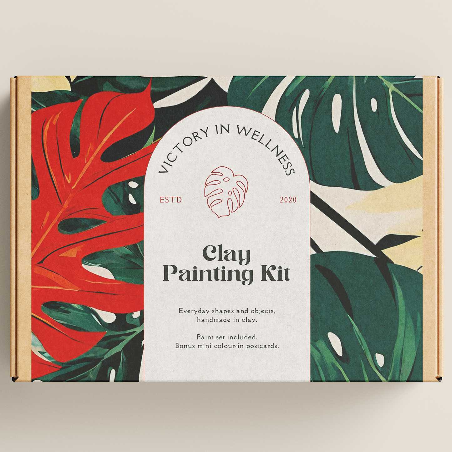 Monstera Leaf Paint By Numbers Kit
